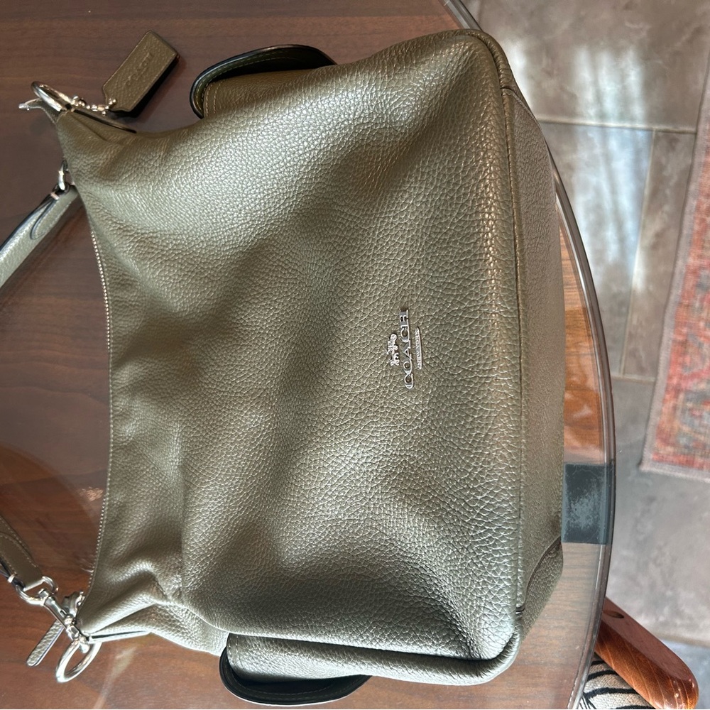 Coach Olive Green Shoulder Bag